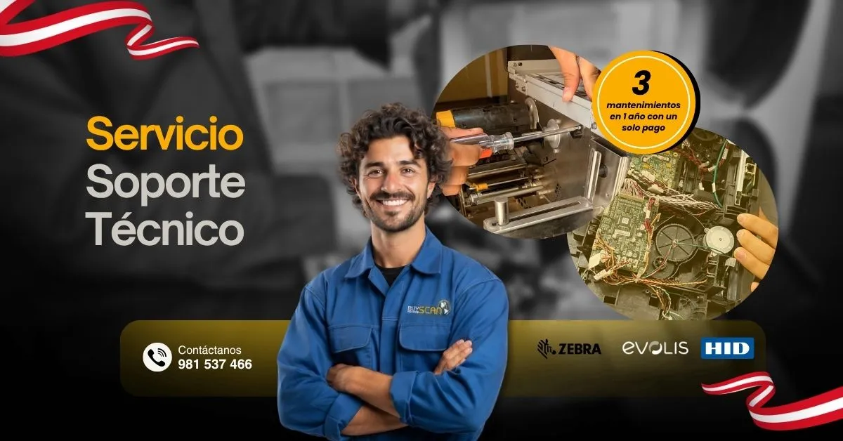 SOPORTE TÉCNICO PARA MARCAS COMO ZEBRA - HID - EVOLIS